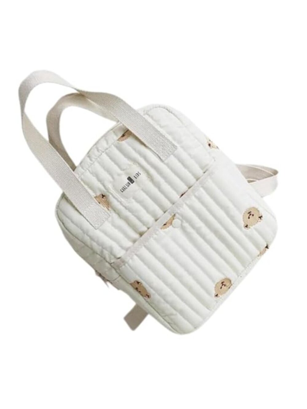Embroidered Diaper Bag Backpack Crossbody Stroller Straps Waterproof